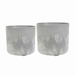Blumentopf 2er Set Celine Klein Grau Auslaufmodell