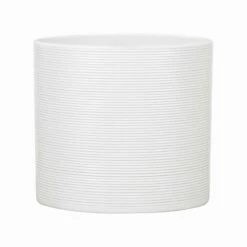 Keramik-Blumentopf D28 Cm Weiß
