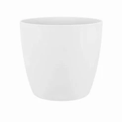 Elho Blumentopf Brussels Rund D20 Cm Weiß